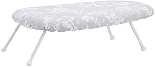 Amazon Basics Tabletop Ironing Board with Folding Legs - Floral Removable Cover