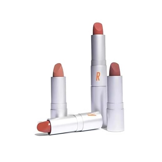 Redhead Revolution Color Wash Lipstick Set for Redheads, 4 Shade Collection with Nude Pink Coral Peach and Mauve, Sheer Buildable Everyday Lip Colors