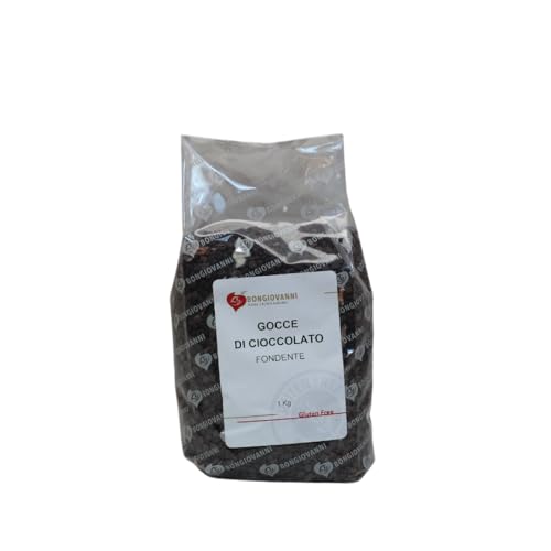 BONGIOVANNI FARINE E BONTA' NATURALI Gocce di cioccolato fondente senza glutine 1kg