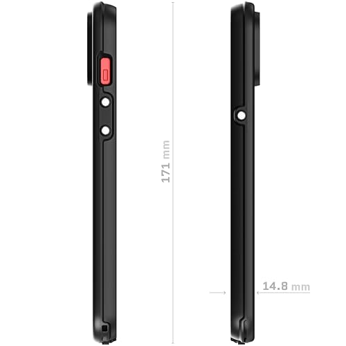 Ghostek NAUTICAL slim iPhone 14 Plus Case Shockproof Waterproof with Screen Protector and MagSafe Magnet Built-In Wireless Charging Compatible Designed for 2022 Apple iPhone14Plus (6.7 inches) (Black) by Ghostek - Image 9