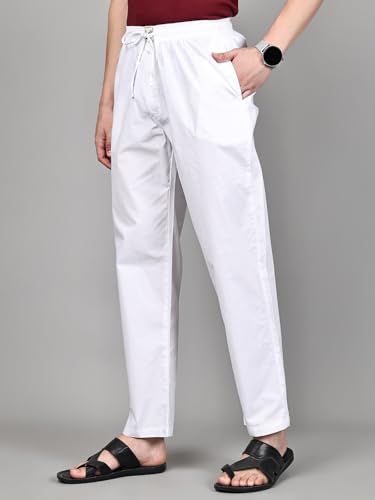 Image of Majestic Man Men Mid Rise Comfort Fit Solid Pure Cotton Casual Style Lounge Pants