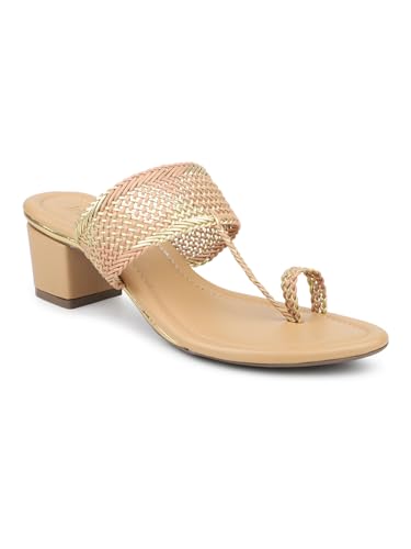 INC.5 Women Beige Ethnic Block Heels (B0CKM29N6Q) Amazon Price History, Amazon Price Tracker