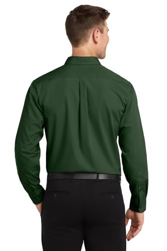 Image of Port Authority Men's Long Sleeve Carefree Button-Down Poplin Shirt