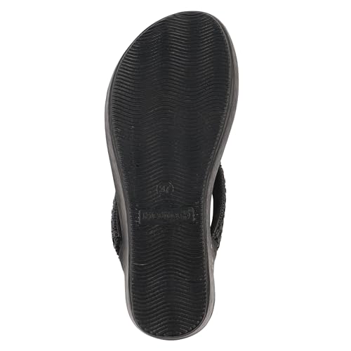 Image of Medifeet Slip-On Wedges Sandals II Rhinestones and Crystals Sandals II Cushion Fashion Sandals For Women's