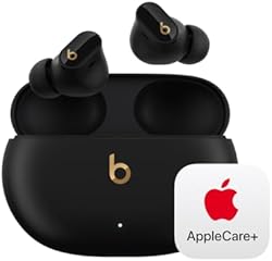 Beats Studio Buds + | True Wireless Noise Cancelling Earbuds Bluetooth Headphones - Black + AppleCare+ for Hea