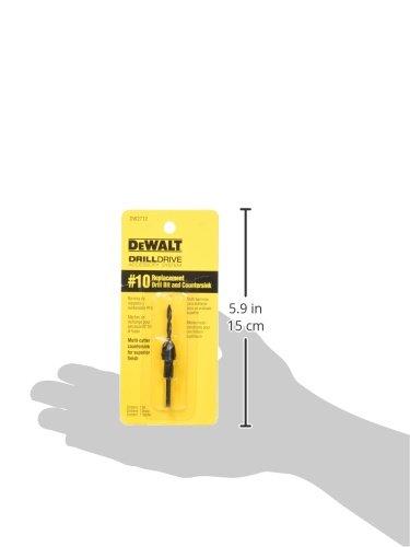 Dewalt Dw2712 No.10 Replacement Drill Bit And Countersink,Black #TOP1