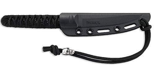 image for CRKT Obake Fixed Blade Knife: Burnley Titanium Nitride Plain Edge EDC 