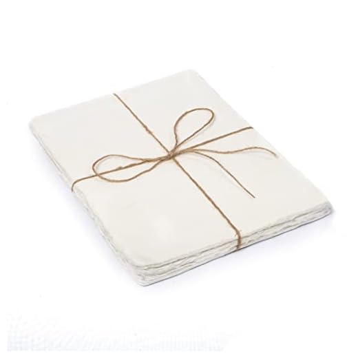 Watercolor Paper | Letter Sized Vintage Paper 8.5 x 11 Inches | 200 GSM Handmade Paper | 50 Sheets of Recycled Cotton Papers, Perfect for Any Medium, Blank Water Color Papers, Antique Paper
