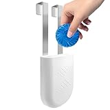 Toilet Tank Cleaner Holder - Stainless Steel, Cleaning Tabs Organizer Design | Compact Toilet Bowl Tablet Shelf, Bathroom Storage Rack For Home, Apartment, School, Hotel, Restroom Organization