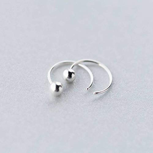 Boucles d'oreilles perles anti-gène avec petit crochet léger pour oreilles sensibles