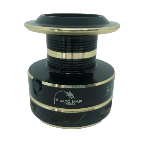 Molinete De Pesca Alto Mar NX 6000-15 Rolamentos - 5.2:1 - Drag: 28kg - Carretel Aluminio