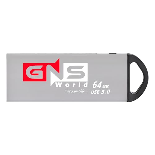 Image of GNS World G-54 USB 3.0 Flash Drive High-Speed FIT Plus Compact Pen Drive Backward Compatible Portable Storage Device for PC Laptop Mac Data Transfer Reliable USB Stick (64.0, GB)