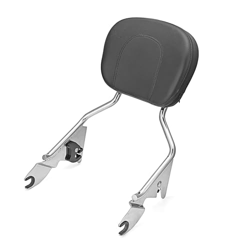 Dossier passager moto 15" noir pour Harley Touring Road King et Electra Glide 2009-2025