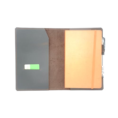 Funda de cuero compatible con Moleskine soluciona tapas dobladas grande 2