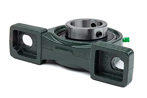Bailey Pillow Block Bearing Unit - Pillow Block With Set Screw Collar - 2-Bolt Regreasable Bearing Ucp 210-31 - Bearing Pillow Block Bolt Size 5/8", Id 1 15/16", 6.48 Lb, 151164 #TOP4