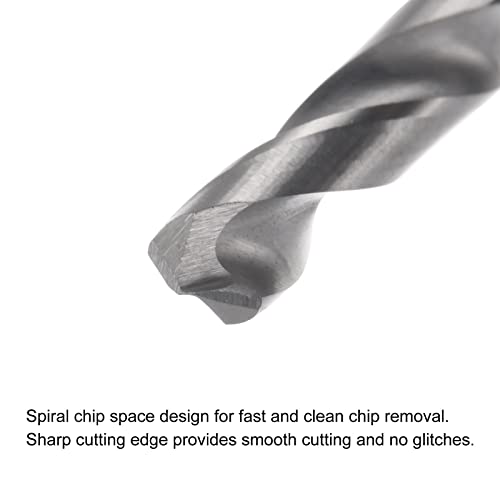 uxcell Solid Carbide Drill Bits, 4.2mm C2/K20 Tungsten Carbide Jobber Drill Bits Straight Shank Drilling Tool for Stainless Steel Aluminum Iron Metal Plastic 2pcs by uxcell - Used condition - Image 3