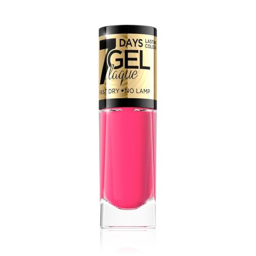 Eveline Cosmetics Gel Laque Gel Nail Polish No. 47 - Quick-Drying Long-Lasting Gel Effect, No UV/LED Lamp Needed, 8ml