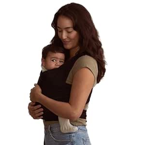 Solly Baby Wrap - Newborn to Toddler Baby Carrier (8-25 lbs), Black