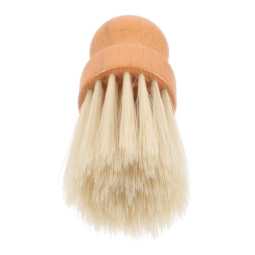 Anneome Brosse à Dépoussiérer à Poils Doux avec Manche Bois Brosse de Nettoyage pour Voiture Bureau et Maison Joints et Surfaces Délicates