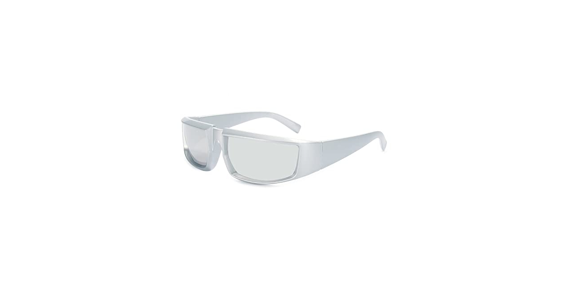 Amazon.com: OuShiun Y2K Wrap Around Fashion Sunglasses for