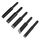 Set mit 5 Holzschnitzklingen für elektrisches Schnitzwerkzeug, verbesserte Geschwindigkeit, Präzision, hohe Vibration, 25000 Mal pro Minute, arbeitssparende Metallmeißel-Bits