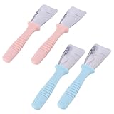 UTHCLO 4 Stück Edelstahl Eisremover Schaufel für Gefrierschrank Eis Entfernung Küchenhelfer mit...