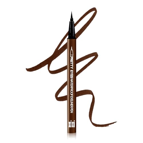Image of Multibrite Winged Eyeliner Pen, Waterproof Long Lasting Liquid Eyeliner Pen, Smudge-proof Quick Dry Eyeliner Vegan & Cruelty-free (Light Brown 103#)