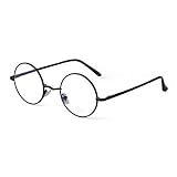 GIFIORE Runde Blaulichtfilter Brille Damen, Klassische Runde Computerbrillen,ohne Sehstärke, Blockieren Blaue Licht von PC, TV und Handy