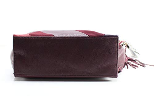 The Sak Silverlake Patchwork Leather Hobo Shoulder Bag In Cabernet (Purple) #TOP5