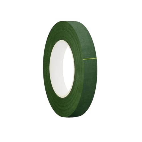 Ruban de fleuriste vert olive en lot de 6 rouleaux adhésifs floraux pour bouquet