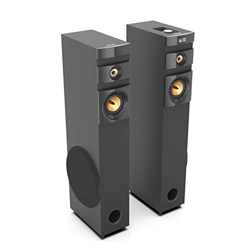 Image of Philips Audio SPA1140 /94 140 Watt 2.0 Channel Wireless Bluetooth Tower Speaker (Black)