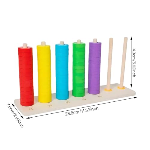 Bastão de contagem, ferramentas matemáticas para crianças | Brinquedo de suporte de computação de,Os