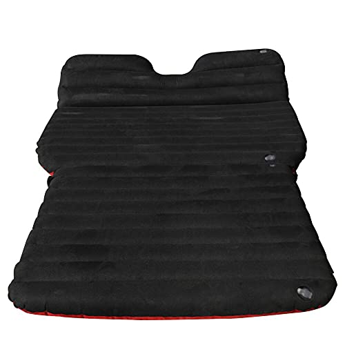 Berocia SUV Air Mattress, Thickened Car Bed Inflatable Home Air Mattress Portable Camping Outdoor Mattress, Flocking Surface, Fast Inflation (Mattress 8)