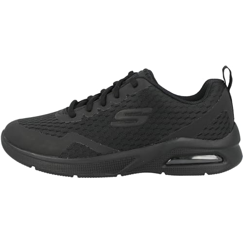 Skechers Garçon Microspec Max Basket, Noir, 38 EU