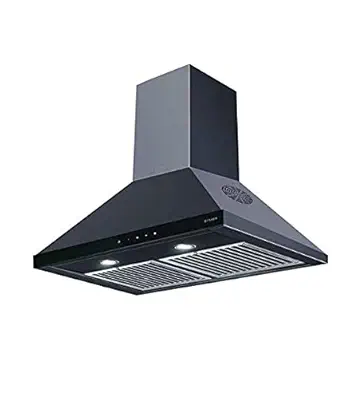 Faber Chimney (Hood Topaz Smart 3D T2S2 BK TC LTW 60, Black)