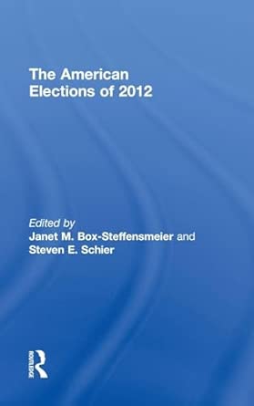The American Elections of 2012 book cover