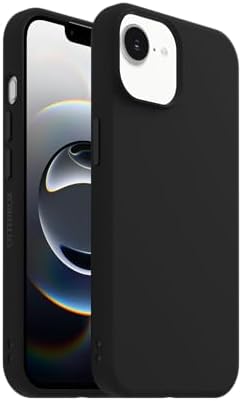 OtterBox iPhone 17e, 16e, 15, 14, & 13 Figura Series Case - Black - Aesthetic, Silicone Phone Cases, Protective Minimalist Design, MagSafe iPhone Case with Camera Protection — view 2