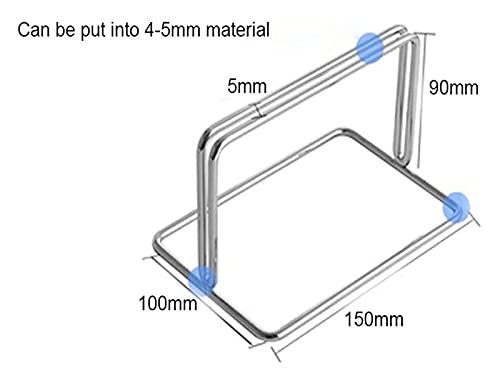Support de panneau d'isolation mobile métallique pour bureau et école (2 PCS) - 5