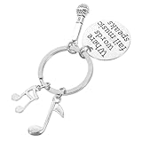 Ipetboom Colgante Musical Decorativo para Mujer Pack de 3 Accesorio Duradero para Coche Bolso o Llaves para Rellenar Fiestas Temática Musical