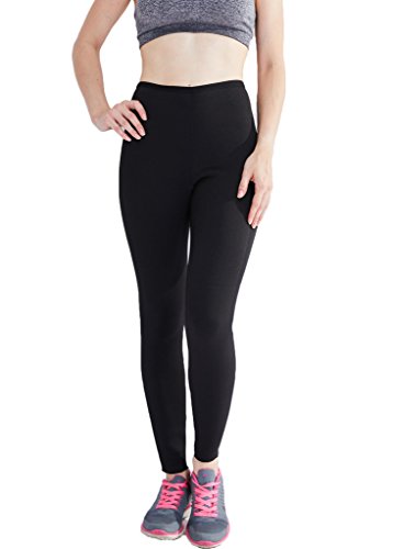 Valentina Long Slimming Pants Weight Loss Hot Thermo Sweat Sauna Neoprene Body Shapers Black 3X-Large,Black,3X-Large #TOP4