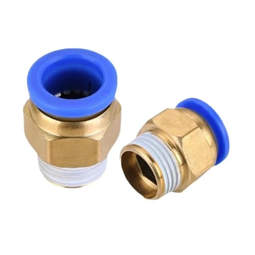Raccord pneumatique de précision connecteur rapide d'air 10mm filetage mâle 3/8