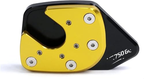 Béquille agrandisseur NC750X en aluminium CNC anodisé or premium
