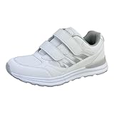 [Bequem und praktisch]: Die Sportschuhe sind extrem bequem und dank des Klettverschlusses praktisch im Gebrauch.
