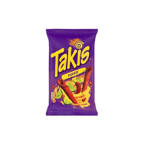 Needforsweet Takis Chips Box 4x100g | Taki-Paket mit Fuego, Blue Heat, Intense Nacho & Volcano | Scharfe amerikanische Chips | Taki-Mischung im Set | Blaue Takis, Spezialchips, Chipspackung