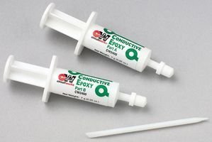 ITW CHEMTRONICS CW2400 Adhesive, EPOXY 2 Part, Syringe, 14G