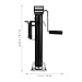 GLEAVI Car Manual Jack Stabilizer Trailer Support Bracket 900kg Capacity Side Crank Rv Outrigger for Camper and Boat Stabilizing Legs Accessories