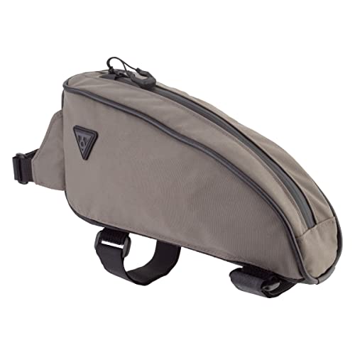Toploader, Top Tube/Head Tube Mount Bikepacking Bag, 0.75 Liter, Green Color W/Gray Logo #TOP17