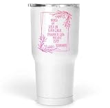 Gift Design Inspirational Gift for Operators - Dream Big and Keep Killing It - Unique Operator Design - 30 Oz White Stainless Steel Large Tumbler
