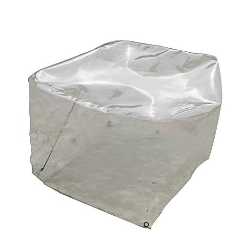Preisvergleich Produktbild JIANFEI Gartenmöbel Abdeckung Abdeckplane Schutzhülle Wasserdicht Tabelle Stuhl Quadrat Verschleißfest, PVC 16 Größe (Color : Klar, Size : 90x90x90cm)