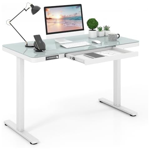 Bureau assis-debout électrique COSTWAY Cover